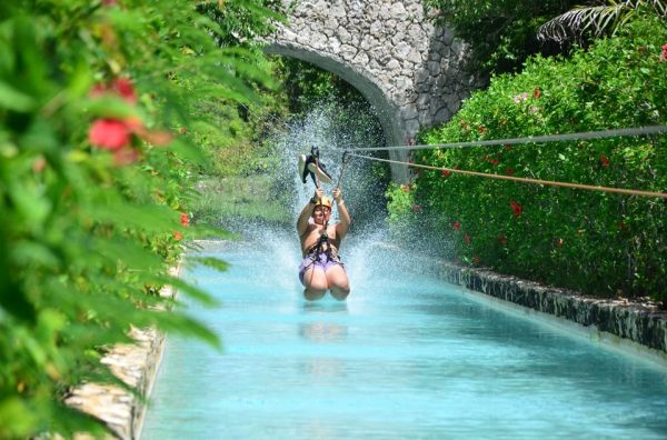 Buggy Ride, Zipline Splash & Waterfall Pool Combo with Lunch